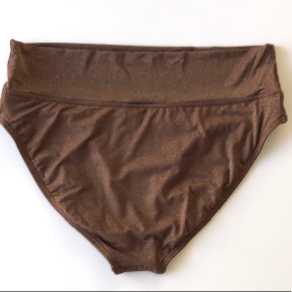 Max Swim Charlie Shimmer Bikini Bottoms, High Waist XL NEW - Picture 5 of 7